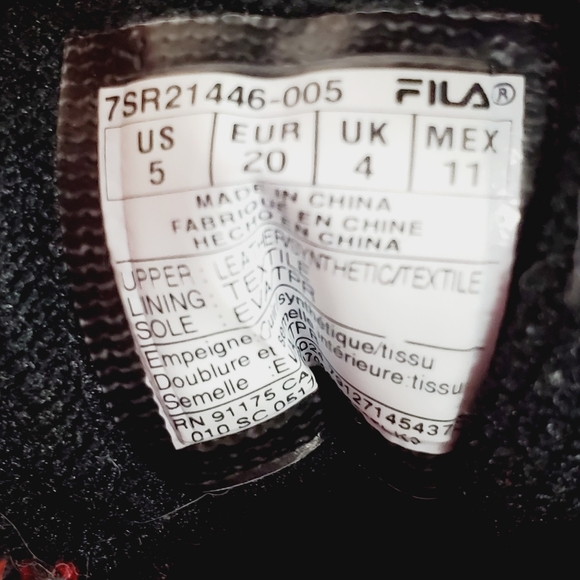 Fila Toddler Boys Velcro Strap Athletic Shoes - Picture 5 of 7